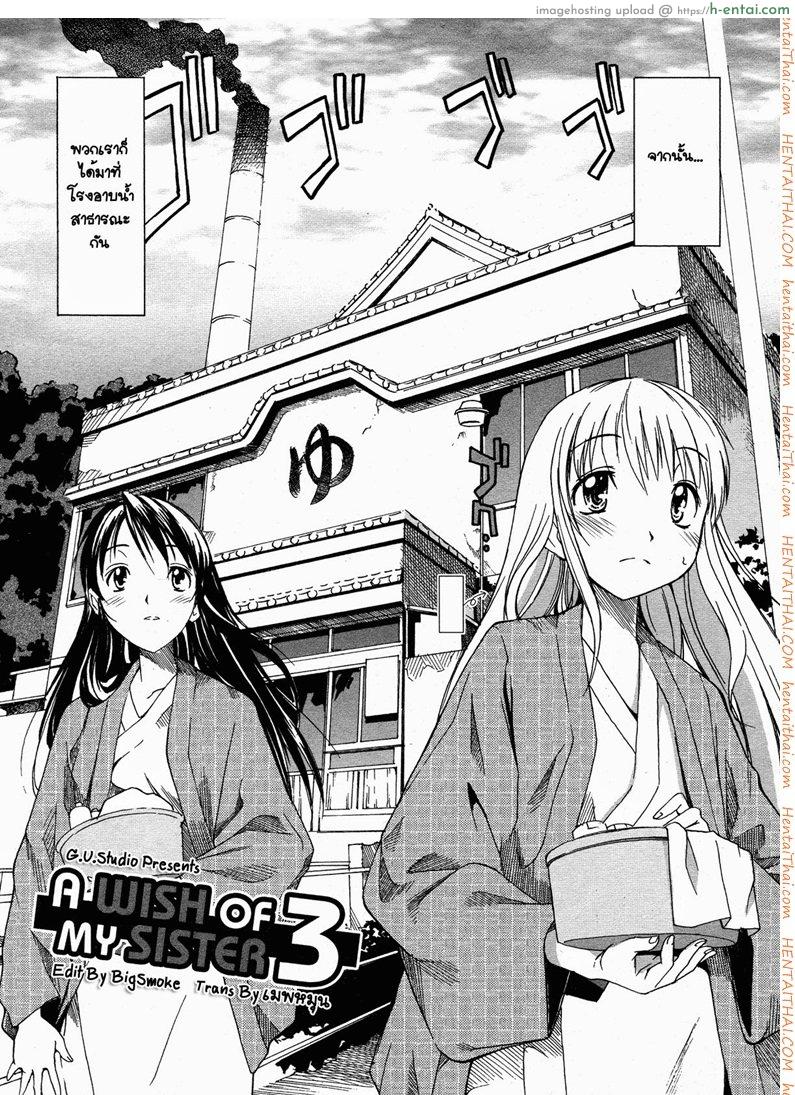 อ่านโดจิน ความปรารถนาของพี่สาว 3 A Wish of my Sister Ch.3 หน้า 3