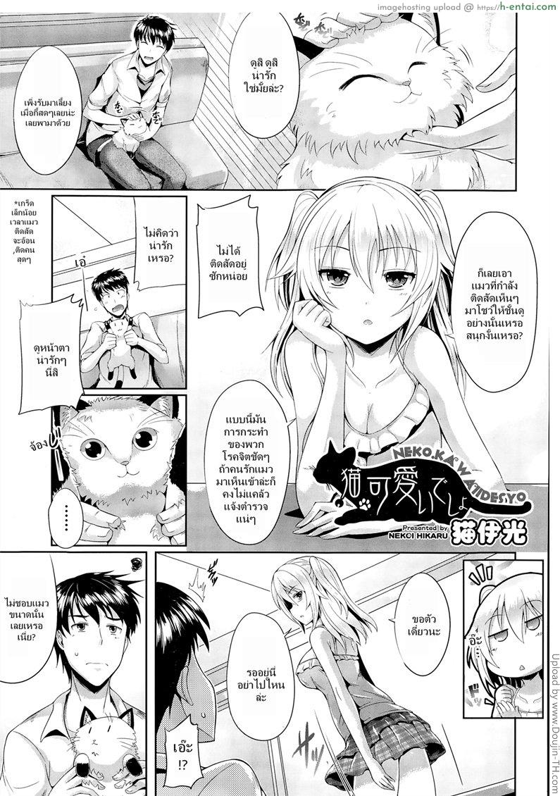 อ้อนแบบแมว เล่นแบบคน Neko.kawaii desyo – Cat is cute, right?