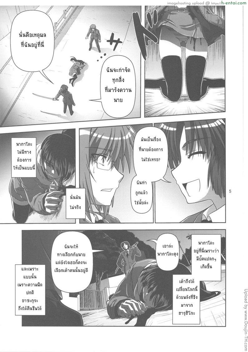 อ่านโดจิน เปลี่ยนโลกเพื่อรักเธอ Kimi no Sei – Your Fault หน้า 4