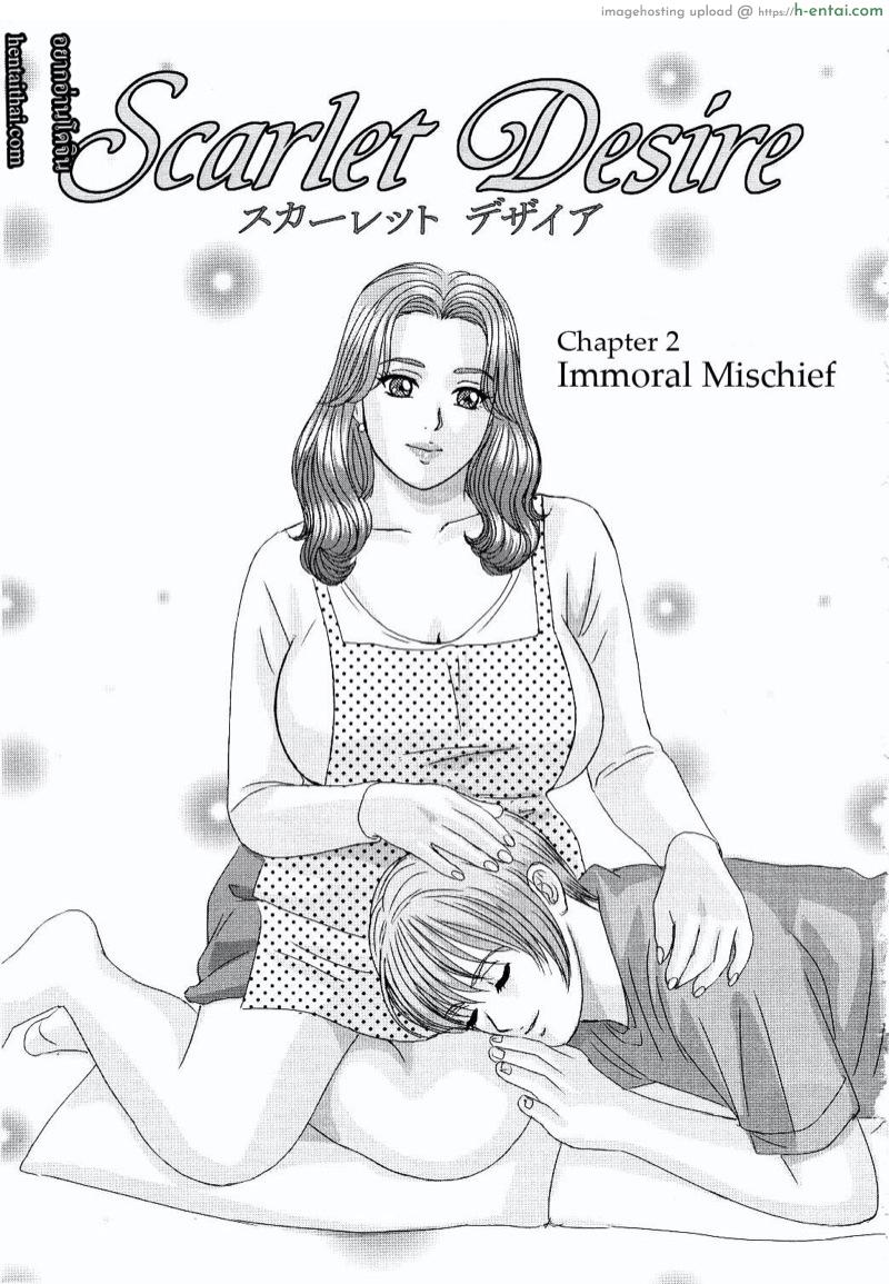 ลูกชายดีๆ หามีได้ที่นี่ 2 [Nishimaki Tohru] Scarlet Desire Ch.2 – Immoral Mischief