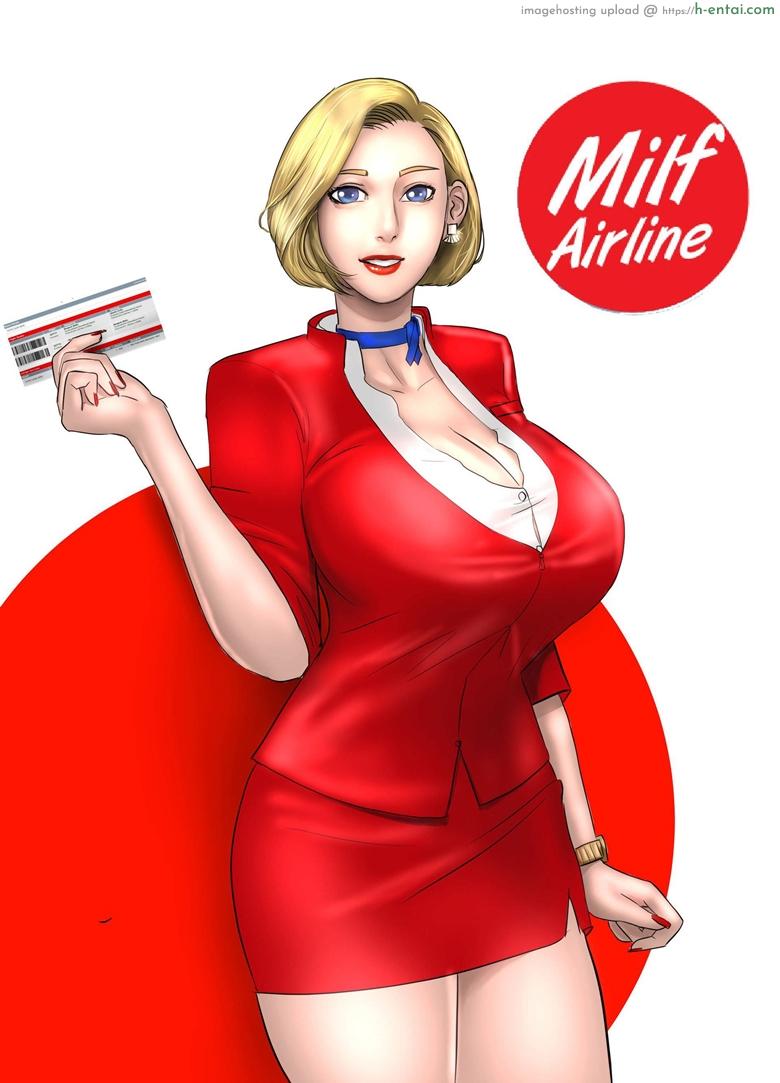 อ่านโดจิน เชิญคุณบินกับนางฟ้า [Scarlet Ann] Milf Airline Ch.1 หน้า 2