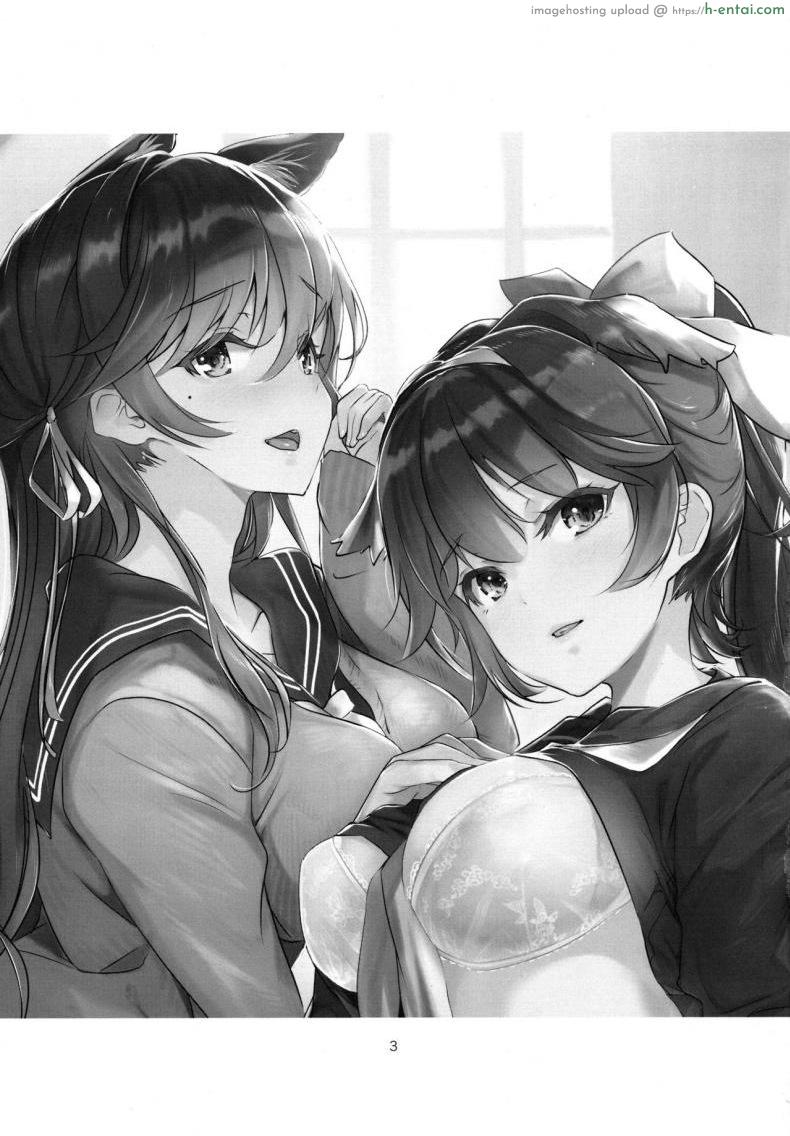 อ่านโดจิน ความรักที่มีให้ผู้การน้อย [Nylon 100% (Nylon)] Houkago Yuuwaku Takao to Atago (Azur Lane) หน้า 2