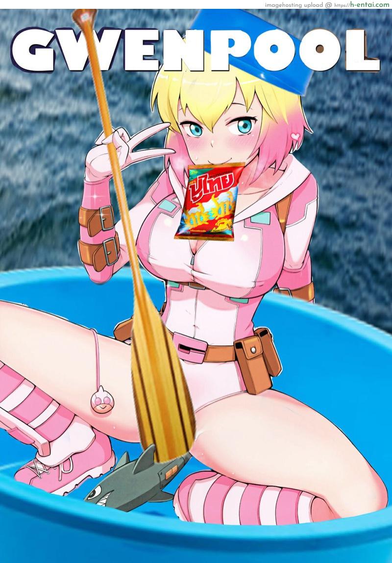 อ่านโดจิน เกว็นพลูผจญโลกคนหื่น (C95) [Kotau (Bowieknife)] Gwenpool (Etchina sekai ni o jama shima~su) | Gwenpool (Jumping Into an Indecent World) หน้า 2