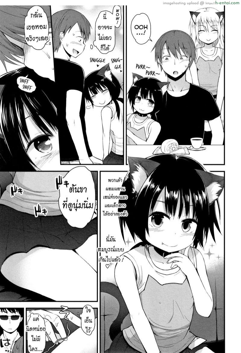 อ่านโดจิน คาเฟ่แมว [Fujisaka Lyric] Neko Cafe? de Asobou | Cat Cafe? Playhouse (Chiisana Koukishin) หน้า 3