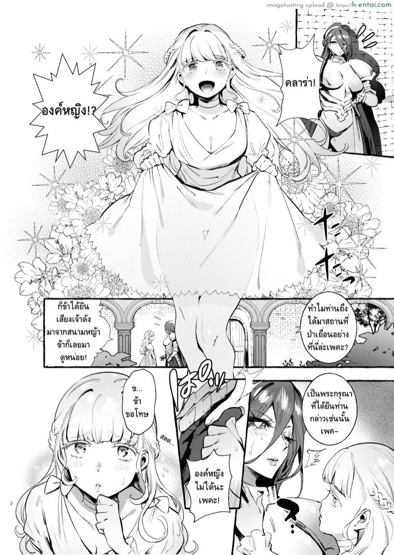 อ่านโดจิน ปล่อยให้สาวๆ เค้าทำกัน [Hibon (Itami)] Ochinpo Onna Knight to Shojo Hime หน้า 3