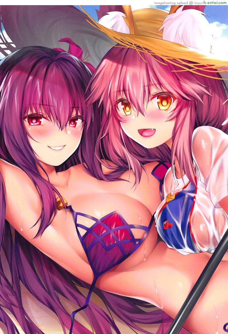 อ่านโดจิน โดนสั่งให้ปั้มลูกบนเกาะร้าง (C94) [Moe Hime Rengou (xin, obiwan)] FGO Carnival 17 – Reiju Kaitaku Tokimeki Summer Vacances (Fate/Grand Order) หน้า 2