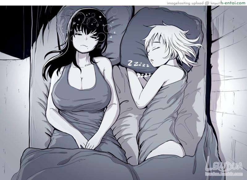 อ่านโดจิน เห็นเธอหลับ เลยจับซอย [Lewdua] “Good Morning, Babe” – Nessie and Alison หน้า 2