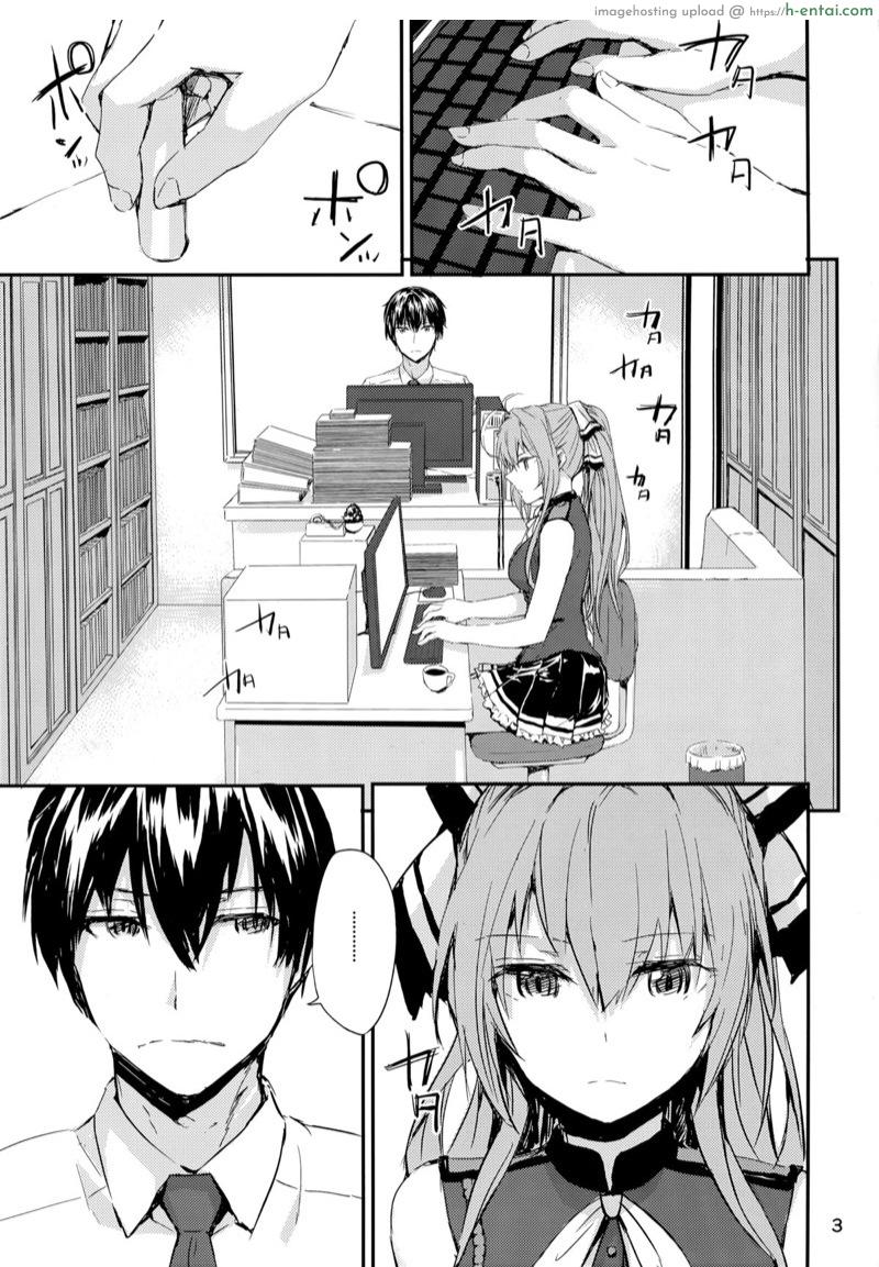 อ่านโดจิน ความลับของเจ๊อีซูซุ (C87) [furuike (Sumiya)] Brilliant Park no Seijijou | Brilliant Park Sexual Circumstances (Amagi Brilliant Park) หน้า 2