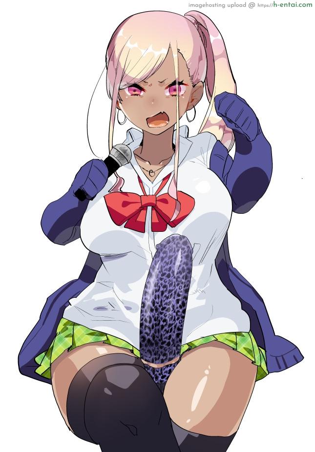 ที่ระบายอารมณ์ [Aimaitei (Aimaitei Umami)] Kigen no Warui Kuro Gal Futanari Kanojo ni Karaoke ni Yobidasareta Kekka…