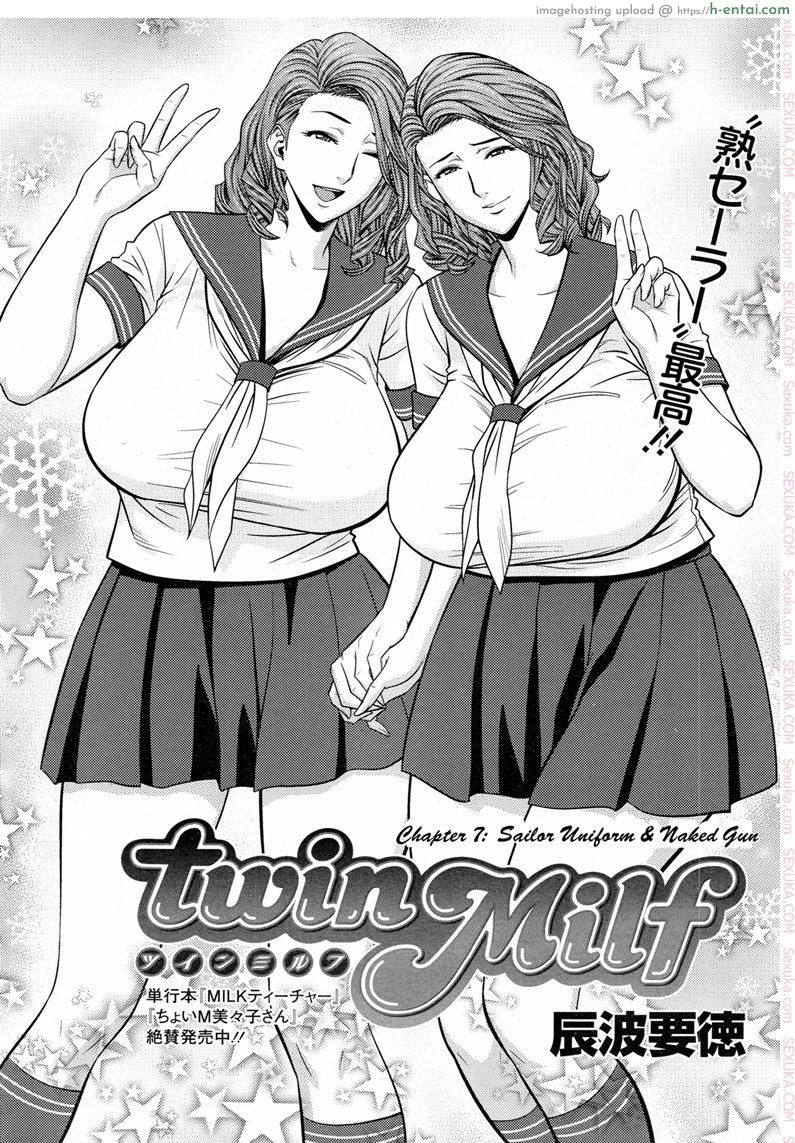แซนวิสคู่แม่บ้านสาว 7 [tatsunami youtoku] Twin Milf + Bangai Hen Ch.7