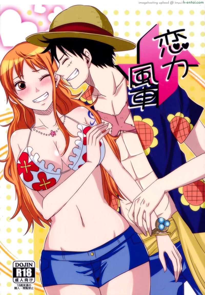 ความรักของลูฟี่ที่มีให้แก่นามิ (Osaka Daienkai! 3) [Pucchu (Echigawa Ryuuka)] Koijikara Kazaguruma (One Piece)