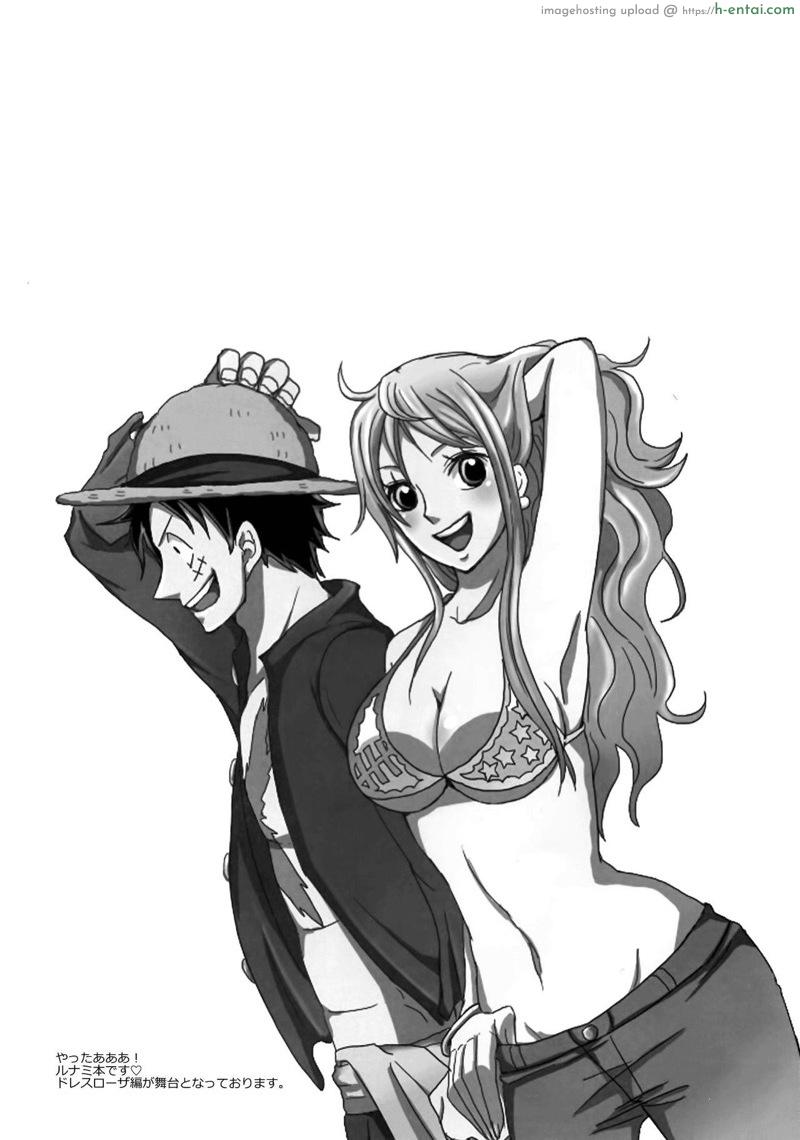 อ่านโดจิน ความรักของลูฟี่ที่มีให้แก่นามิ (Osaka Daienkai! 3) [Pucchu (Echigawa Ryuuka)] Koijikara Kazaguruma (One Piece) หน้า 2