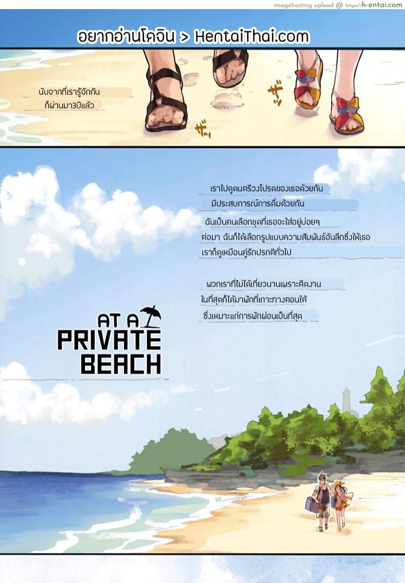 อ่านโดจิน พาเสียวที่ชายหาด (COMITIA124) [ZOAL (LEN[A-7])] Private beach nite หน้า 2