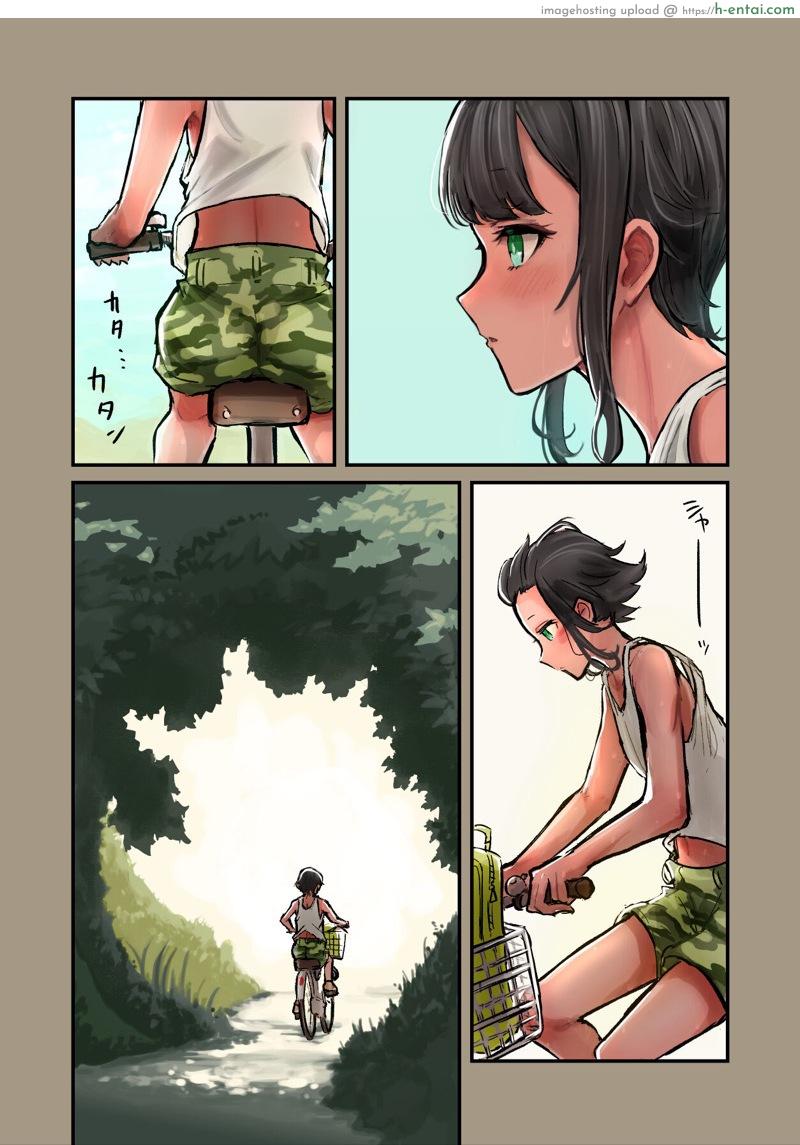 อ่านโดจิน เพื่อนเล่นตอนสาวน้อย เล่นเพื่อนตอนโต [Hamemie-tei (Sokumaru)] Natsuyasumi! Osananajimi to Asedaku Sex – Sweaty sex with a childhood friend หน้า 3