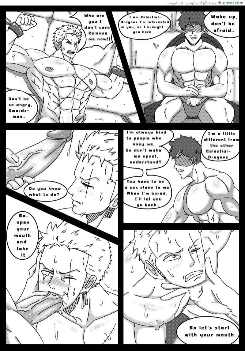 อ่านโดจิน ทาสเผ่ามังกรฟ้า [Whitemoss1207] Zoro slave of the Celestial Dragons หน้า 3