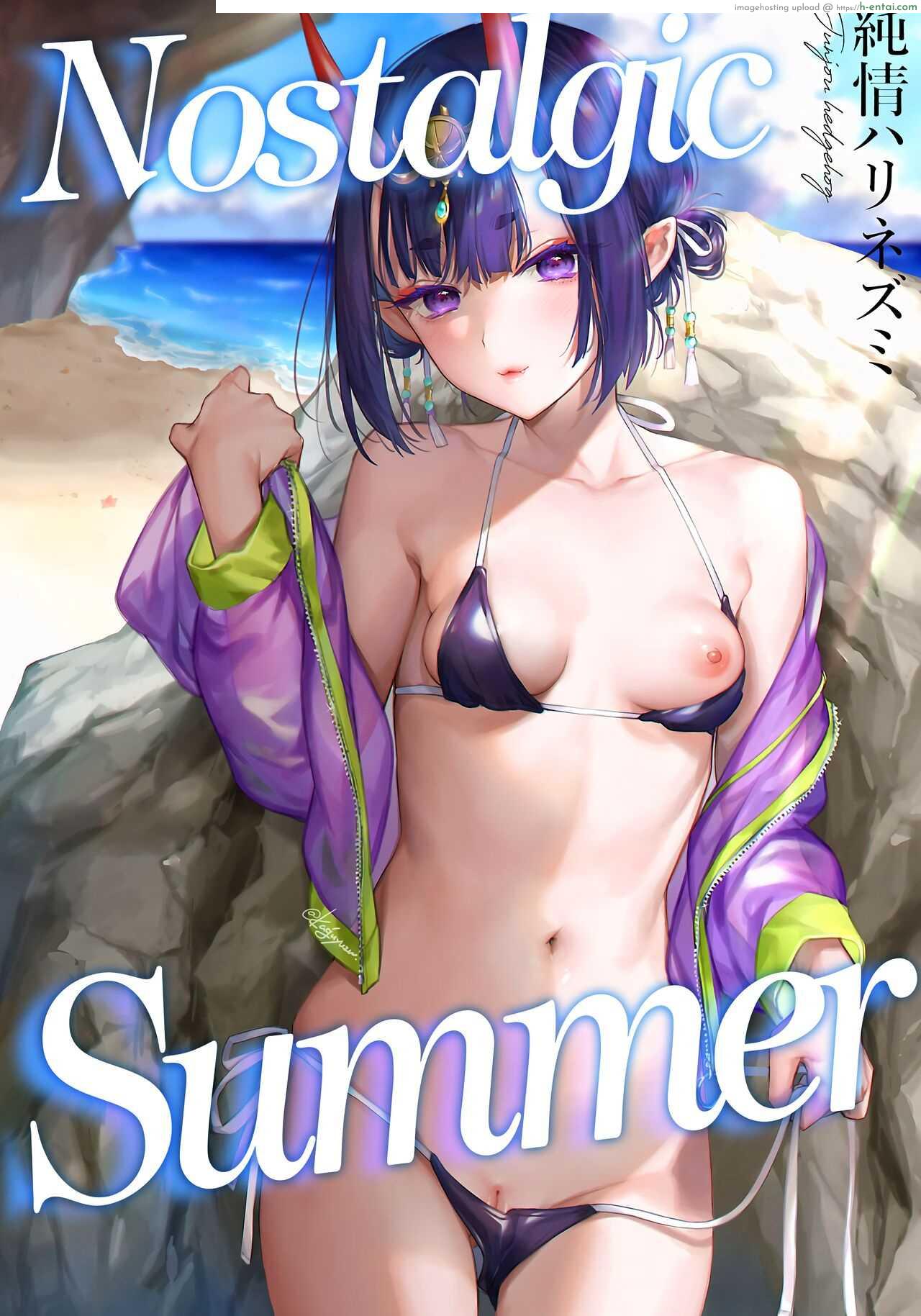 ชุดวายน้ำของเธอมันทำให้ควยผมแข็งแล้ว (C100) [Junjou Harinezumi (Kaguyuzu)] Nostalgic Summer (Fate Grand Order)