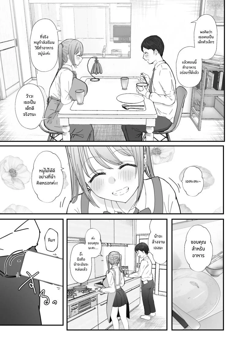 อ่านโดจิน หลานสาวตัวน้อยกับวันที่บ้าน ตอน 1 [Baketsu Purin] หน้า 6