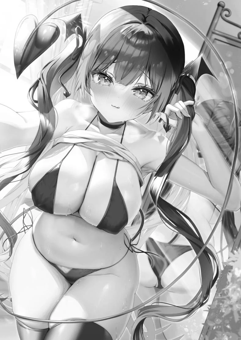 อ่านโดจิน เรื่องป่วนของปีศาจตัวแสบ ตอน 9 [Yamo7 (Ayuma Sayu)] Koakuma-chan no Kougeki! หน้า 2